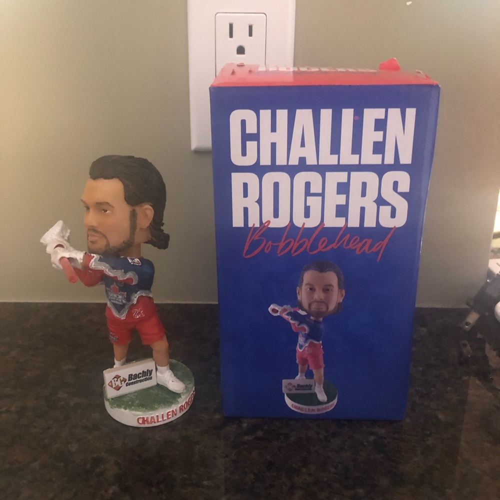Toronto Rock Challen Rogers Bobblehead